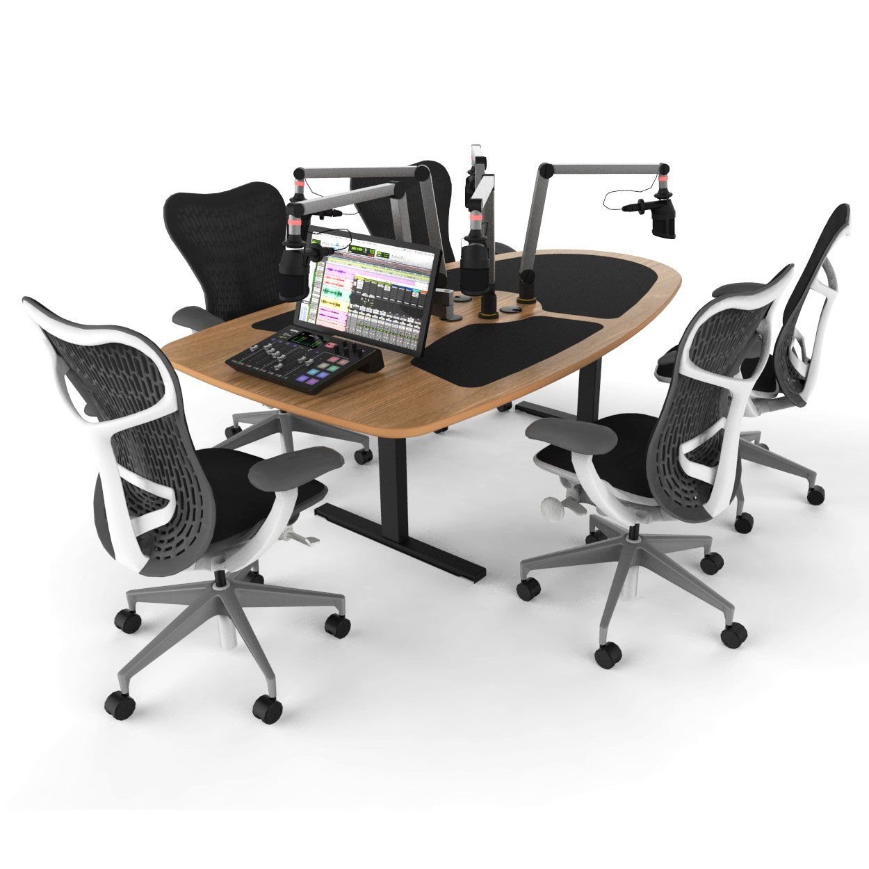 AKA Design ProCast R5 Sit Stand Desk Grey Oak